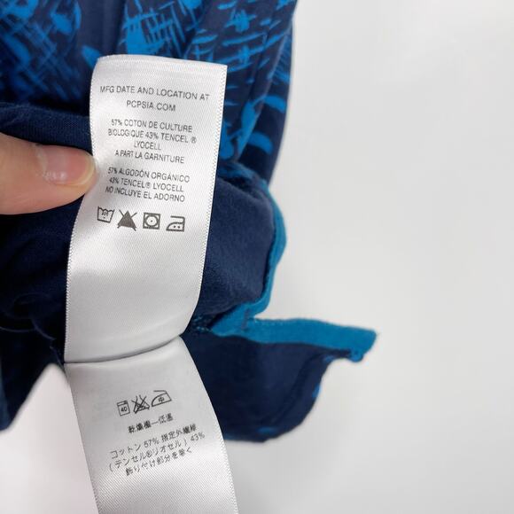 Patagonia XSmall XS Kamala Henley Safari 3/4 Sleeve Dress Blue Casual Athletic - Picture 11 of 12